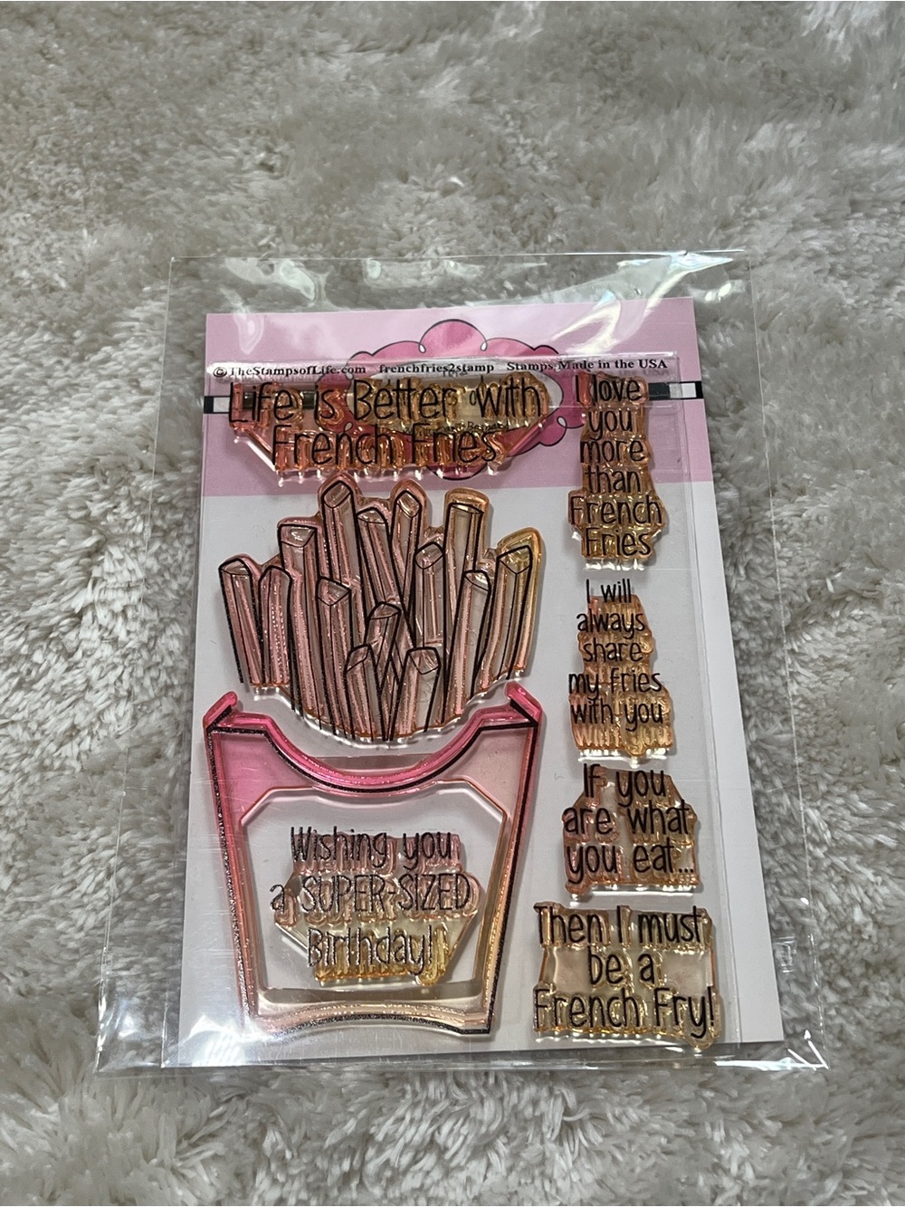 The Stamps of Life - French Fries Clear Stamp Set